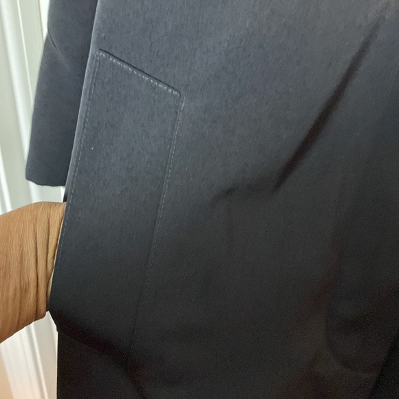 London Fog Black Trench Coat Stella removable lining Limited Edition Size 8 - Picture 6 of 13